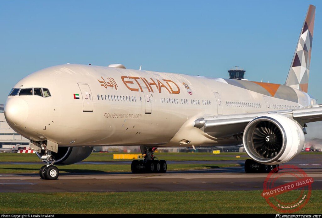 Etihad airways boeing