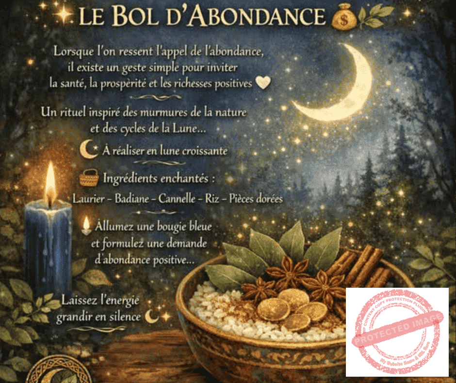 le bol d abondance