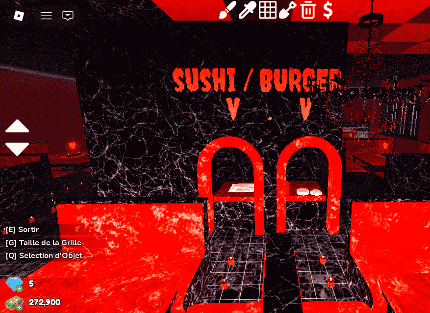 coin sushi burger
